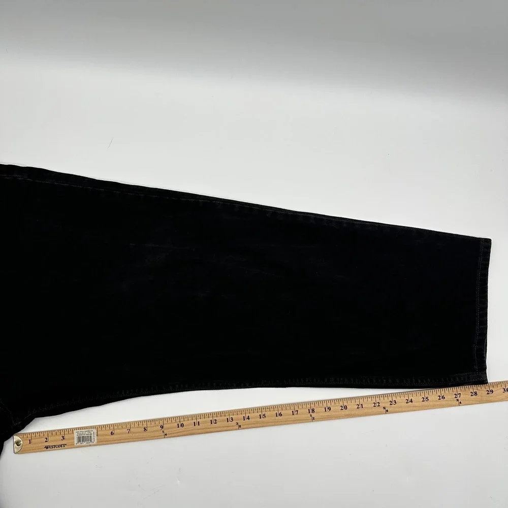 Levis‎ 550 Relaxed Fit Black Denim Jeans Mens W48 L30 (Actual 45x29) Grunge VTG